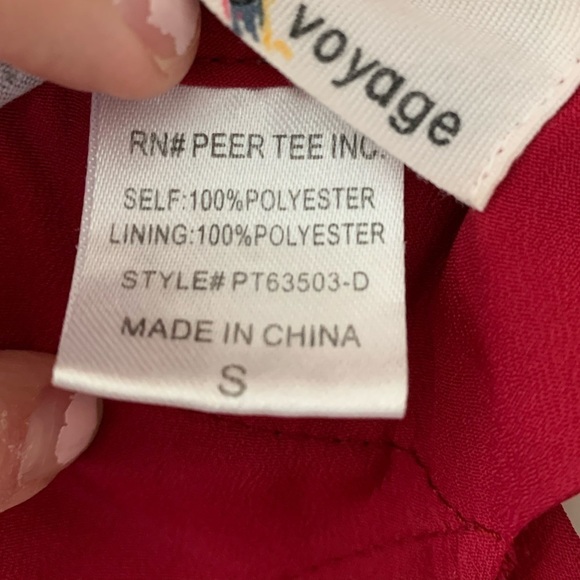 Imaginary Voyage Racerback Ruffle Dress Pockets S - Picture 6 of 6